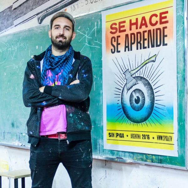 Famoso artista urbano hará un mural en La Rioja en homenaje a Diego a Maradona