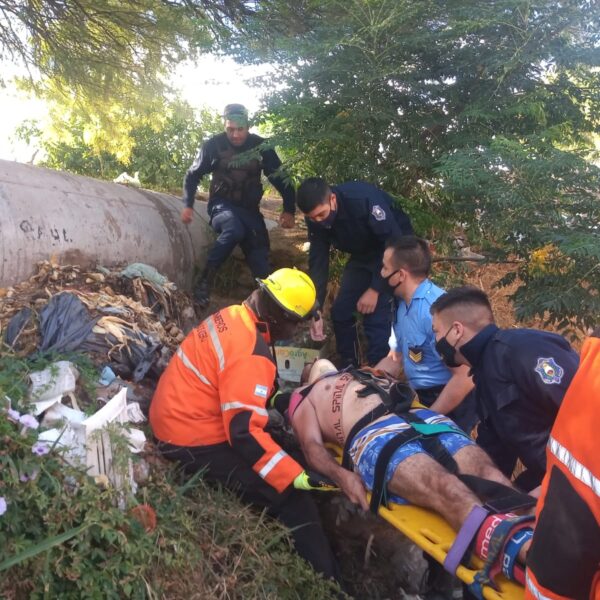 Un hombre cayó al rio Tajamar tras perseguir a tres delincuentes que le habían robado en su vivienda