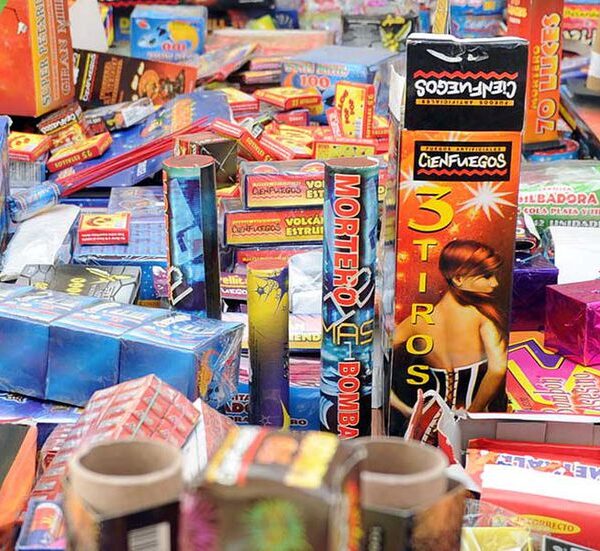 Aplicarán desde multas de 30 mil pesos hasta clausuras por vender pirotecnia en La Rioja