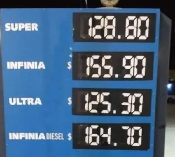 Desde ayer se registró un nuevo aumento de los combustibles en La Rioja