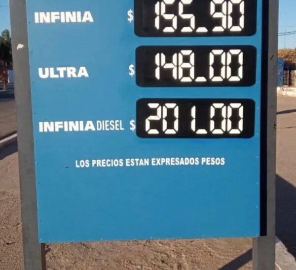 Precios imparables: En el interior de La Rioja la Infinia Diesel supera los $200