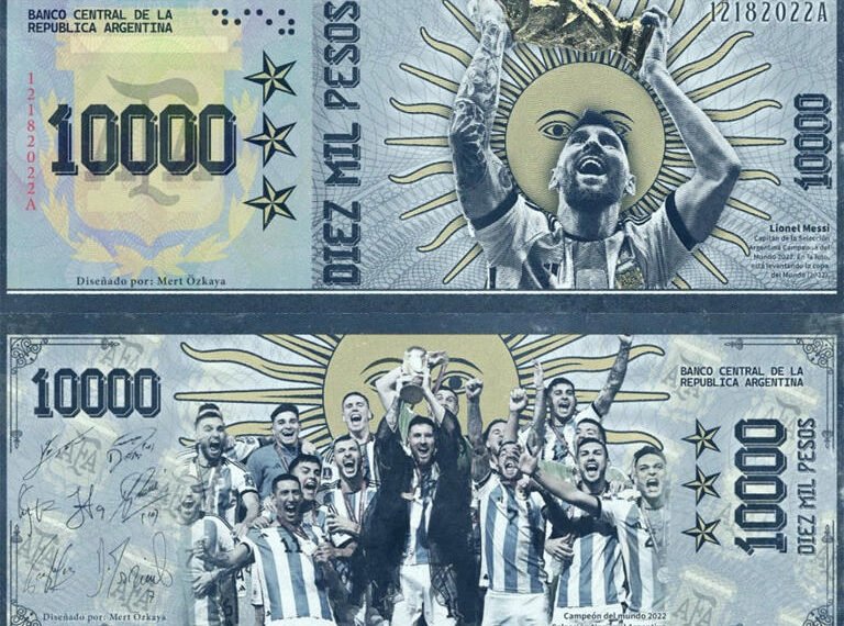Presidenta del Banco Central propuso crear un billete con la cara de Messi
