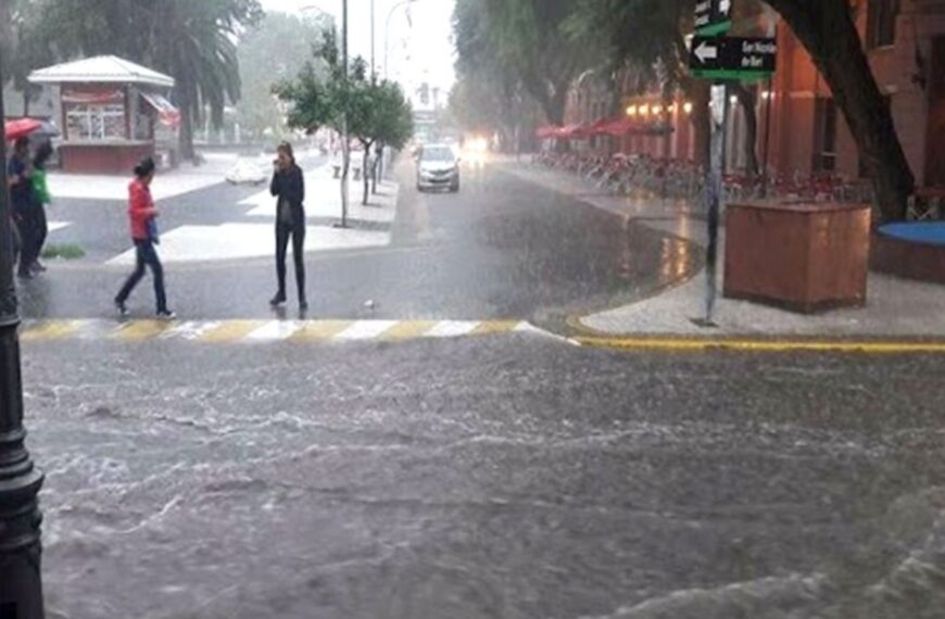 Llega una ciclogénesis y puso a La Rioja en alerta amarilla por lluvias y tormentas