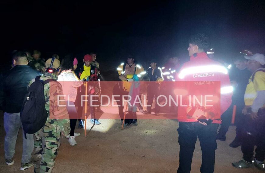 Rescatan a cuatro personas que realizaban trekking en el cerro El Peñón, cerca del túnel del dique Los Sauces