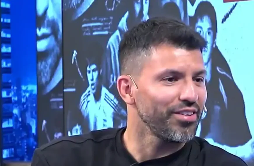 El Kun Agüero se emocionó al hablar sobre Milei: “Vamos bien”
