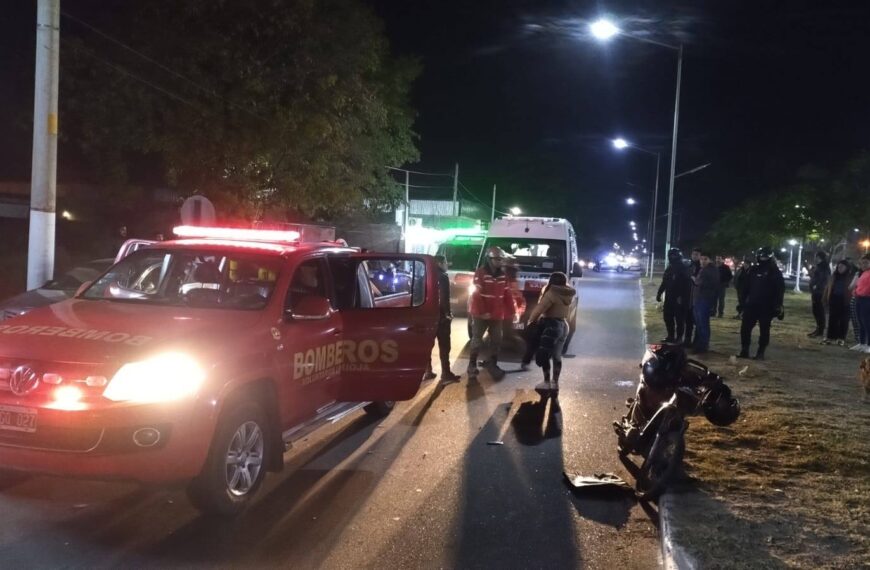 Murió una mujer de 76 años que había sido atropellada por una moto sin patente en la avenida 1 de marzo