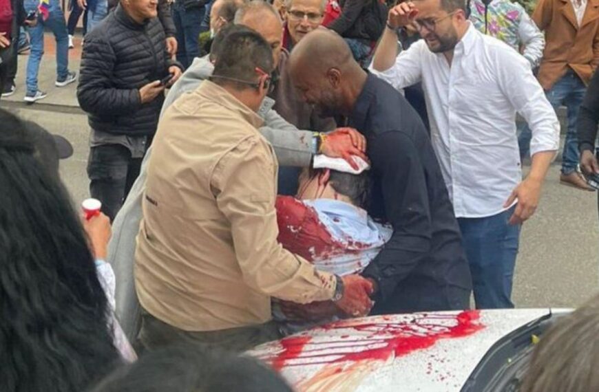 Video: el momento en el que le disparan al senador Miguel Uribe Turbay, candidato a presidente de Colombia