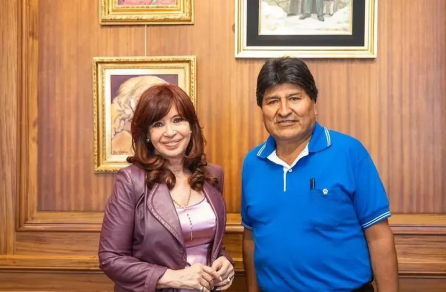 Evo Morales apoyó a Cristina Fernández y denunció persecución judicial: “Cuando no pueden con balas, lo hacen con leyes”