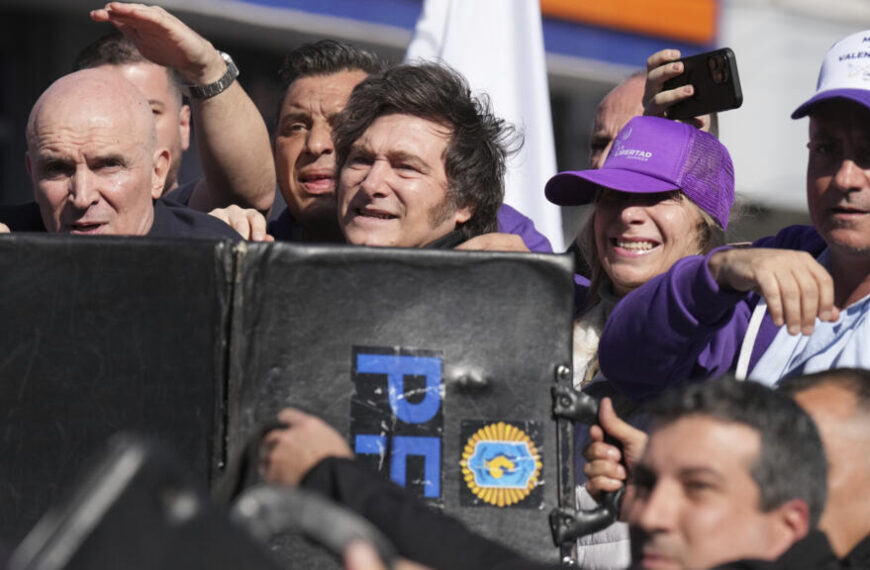 Procesaron al joven que le tiró una piedra a Javier Milei durante una caravana de campaña