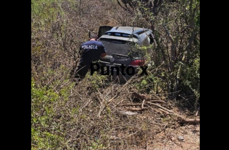 Una mujer resultó rescatada tras despistar con su vehículo en la ex Ruta Nacional 79